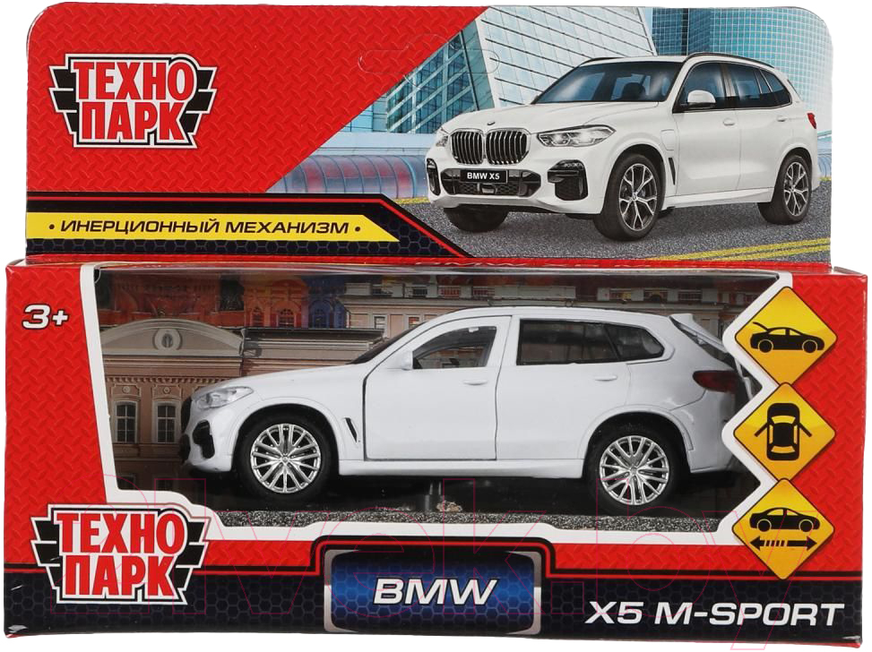 Автомобиль игрушечный Технопарк BMW X5 M-Sport / X5-12-WH (белый) — фото 5