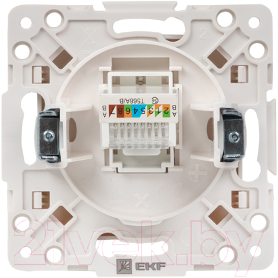 Розетка EKF PROxima Стокгольм / EYK01-035-10 (белый)