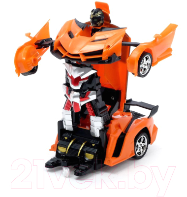 Радиоуправляемая игрушка Sima-Land Робот-трансформер. Ламба / 4663408 (оранжевый)
