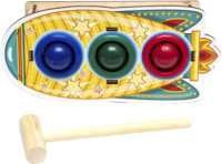 

Развивающая игрушка WoodLand Toys, Стучалка. Ракета / 115205