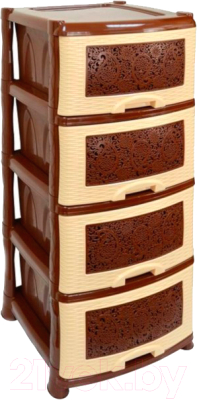 

Комод пластиковый Violet, Ажур / ВП-035421