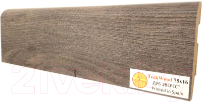 Плинтус Teckwood МДФ 75x16x2150 (дуб эверест)