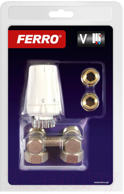 Комплект кранов для инженерного подключения Ferro Угловой ZTV08