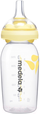 

Бутылочка для кормления Medela, Прозрачный, Calma смартсоска с контейнером