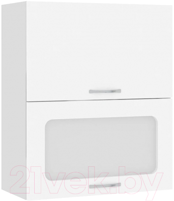 Шкаф навесной для кухни Кортекс-мебель Корнелия Мара ВШ60-2г1ст (белый)