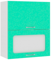 Шкаф навесной для кухни Кортекс-мебель Корнелия Мара ВШ60-2г1ст (салатовый) - 