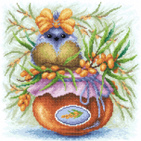 

Набор алмазной вышивки, Солнечная облепиха / МС-026М