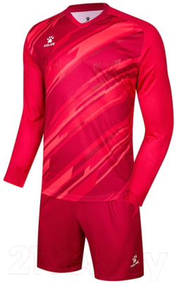 Футбольная форма Kelme Long Sleeve Goalkeeper Suit / 3801286-600 (2XL, красный)