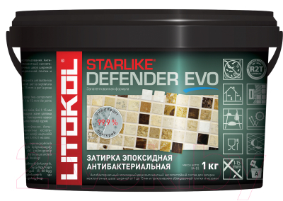 Фуга Litokol Эпоксидная Starlike Defender Evo S.209 (1кг)