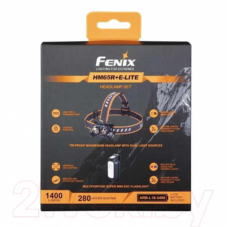 Фонарь Fenix Light HM65RE-LITE