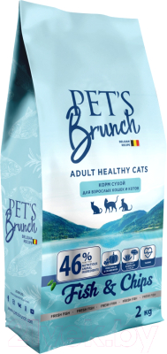 Сухой корм для кошек Pet's Brunch Healthy Cats (2кг)