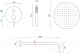 Миниатюра изображения товара Душевая система со смесителем REA 4111