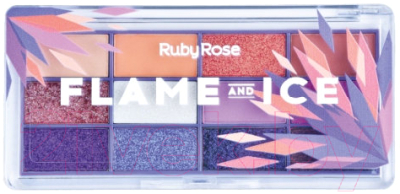 Палетка теней для век Ruby Rose Flame And Ice HB-1061