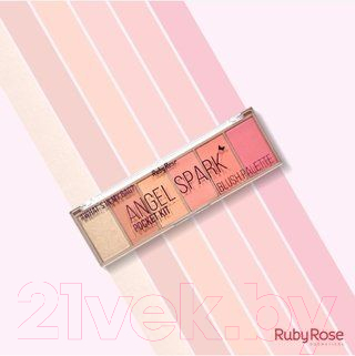 Палетка румян Ruby Rose Angel Spark HB-6108