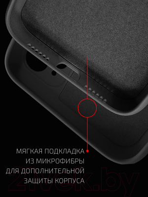 Чехол-накладка Volare Rosso Jam для iPhone 13 Mini (черный)
