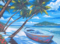 

Картина по номерам Русская живопись, Лазурный пляж / RL031