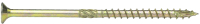 Саморез ЕКТ Усиленный по дереву TORX25 5.0x60 потайной / B009196 (45шт, желтый цинк) - 