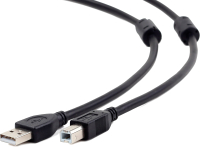 Кабель Cablexpert CCF2-USB2-AMBM-15 (4.5м, черный) - 