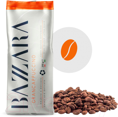 Кофе в зернах Bazzara Grancappuccino (1кг)