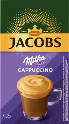 Jacobs Милка Капучино (10x18г) Кофейный напиток купить в Минске, Гомеле ...