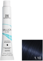 

Крем-краска для волос TNL, Million Gloss тон 1.10