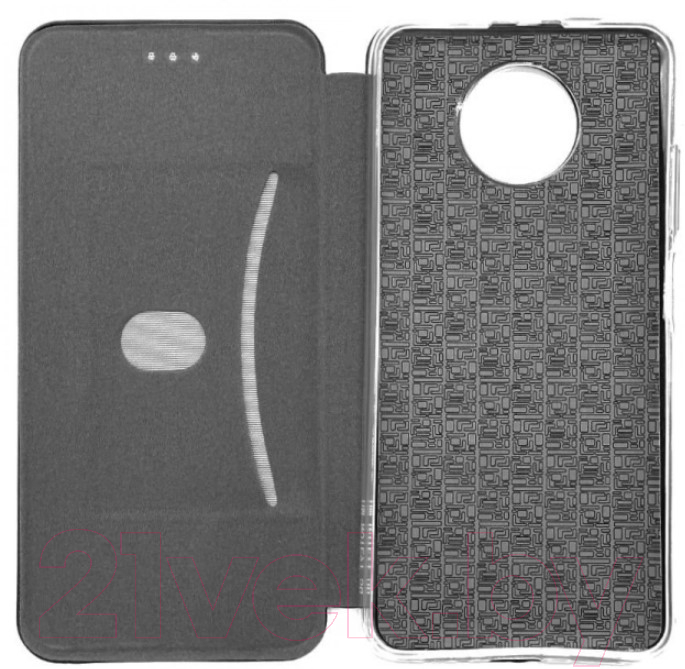 Чехол-книжка Case Magnetic Flip для Redmi Note 9T (черный) — фото 3