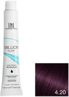 

Крем-краска для волос TNL, Million Gloss тон 4.20