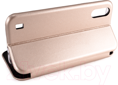 Чехол-книжка Case Magnetic Flip для Galaxy A01 Core (золотой)