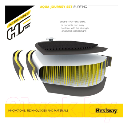SUP-борд Bestway Aqua Journey / 65349 (274x76x12см)