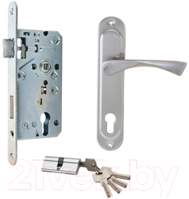 Изображение товара Замок врезной Arni 7504/72-Z SN с цилиндром
