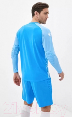 Футбольная форма Kelme Goalkeeper L/S Suit / 3801286-404 (3XL, голубой)