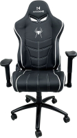 Кресло геймерское AksHome Spiderman Eco (черный/белый) - 