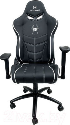 Кресло геймерское AksHome Spiderman Eco (черный/белый)