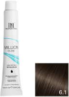 

Крем-краска для волос TNL, Million Gloss тон 6.1