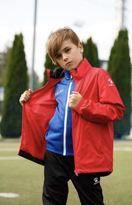 Ветровка детская Kelme Children's Raincoat / 3803241-600 (р-р 120, красный)