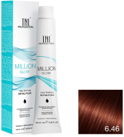 

Крем-краска для волос TNL, Million Gloss тон 6.46