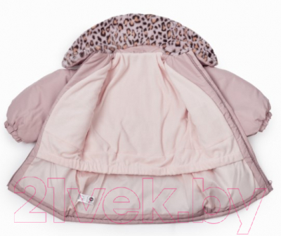 Куртка прогулочная детская Happy Baby 89033 (пепельно-розовый, р.92-98)