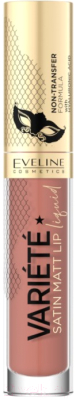 Жидкая помада для губ Eveline Cosmetics Variete Perfect Matte с гиалуроновой кислотой №11