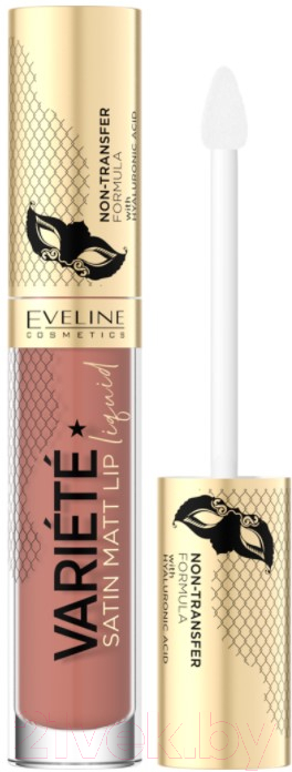 Жидкая помада для губ Eveline Cosmetics Variete Perfect Matte с гиалуроновой кислотой №11 — фото 2