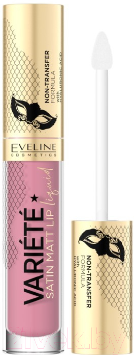 Жидкая помада для губ Eveline Cosmetics Variete Perfect Matte с гиалуроновой кислотой №12 — фото 2