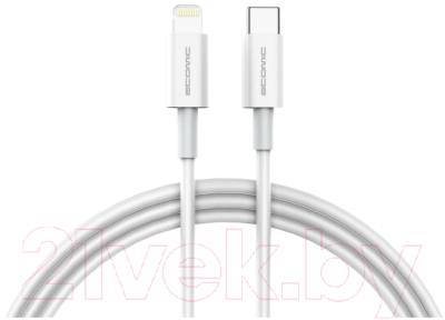 Изображение товара Кабель Atomic PD-HUB Type-C - Lightning / 30320 (1м, белый)