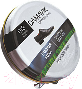Крем для обуви Damavik 9304-018 (50мл, черный)