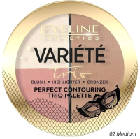 Палетка для скульптурирования Eveline Cosmetics Variete тон 02 (10г) - 