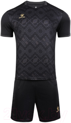 Футбольная форма Kelme Short-Sleeved Football Suit / 8151ZB1006-000 (XL, черный)