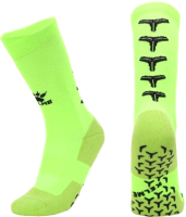Носки Kelme Silicone Sports Socks / 8101WZ5002-933 (L, салатовый/зеленый) - 