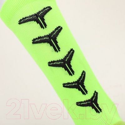 Носки Kelme Silicone Sports Socks / 8101WZ5002-933 (L, салатовый/зеленый)