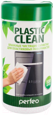 Салфетки для ухода за техникой Perfeo Plastic Clean PF-T/PC-100