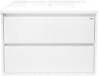 

Тумба с умывальником Misty, Барселона + Quadro 75 / П-Брс01075-011П3Я + QDR75SLWB01