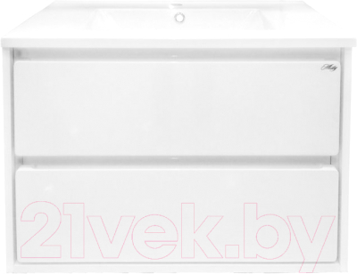 

Тумба с умывальником Misty, Барселона + Quadro 75 / П-Брс01075-011П3Я + QDR75SLWB01