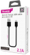 Миниатюра изображения товара Кабель Olmio USB 2.0 - microUSB 2.1A / 038693 (1м, черный)
